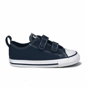 Dječje Casual Tenisice Converse Chuck Taylor All Star - Mornarsko plava s Velcro trakama