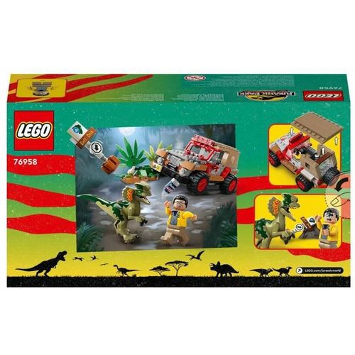 Playset Lego Jurassic Park 30th Anniversary 76958 Dilophosaurus Ambush 211 Dijelovi slika 2