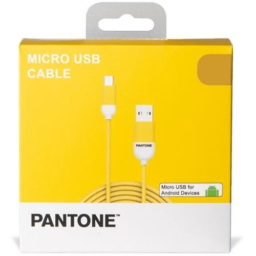 PANTONE Micro USB kabl MC001 u ŽUTOJ boji slika 2