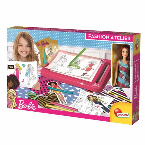 Barbie Fashion atelje sa lutkom Lisciani  slika 1