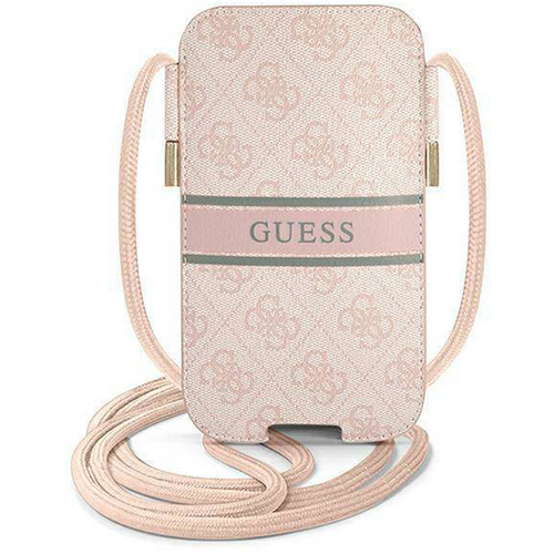 Torbica Guess Pouch PU 4g Stripe 170 mm x 95mm pink (GUPHM4GDPI) slika 1