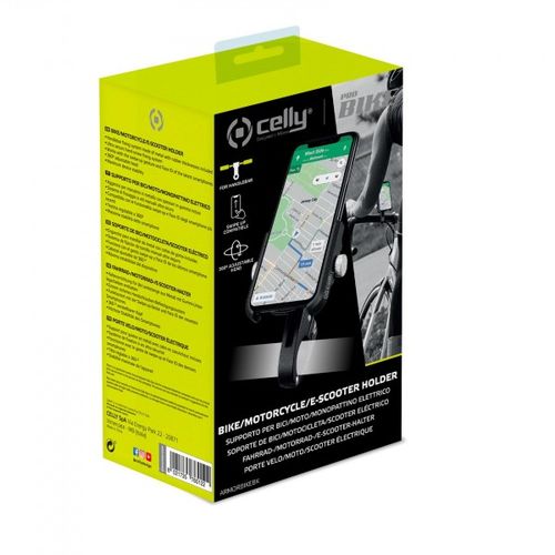 CELLY Držač telefona ARMOR za bicikle u CRNOJ boji slika 2