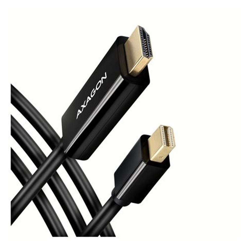 CC MiniDisplayPort > HDMI, 1.8m, Crni, RVDM-HI14C2, AXA slika 1