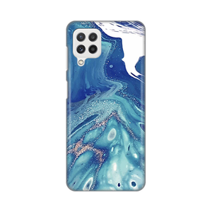 Torbica Silikonska Print za Samsung A22 4G Blue Marble