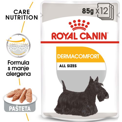 Royal Canin CCN Dermacomfort Loaf, potpuna hrana za odrasle pse, 12x85 g slika 5