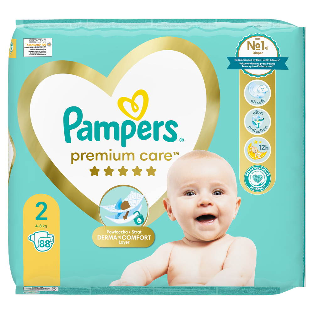 Pampers Premium Care pelene jumbo pakovanje slika 4