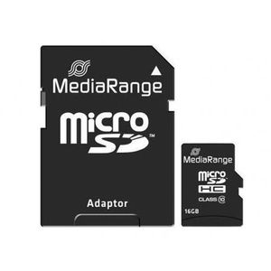 MEDIARANGE 16GB/MICRO SDHC+ADP/C10