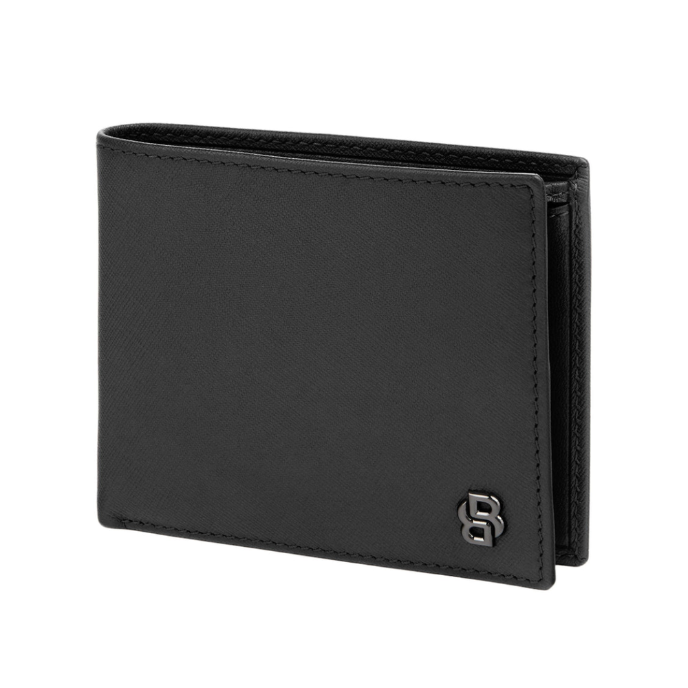 Hugo Boss novčanik Double B Saffiano HLM526A, crni slika 4