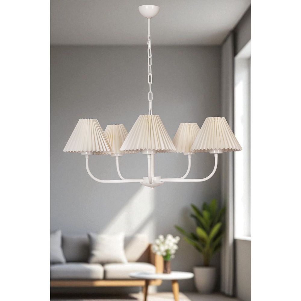 Opviq Luster 078, Krem, Bijela slika 1