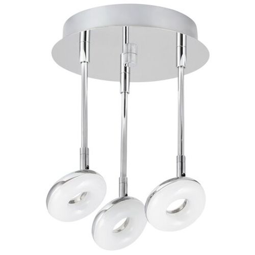 Rabalux Beata plafonska lampa LED 3x5W hrom IP44 slika 1