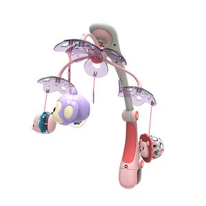 Bebe Stars glazbeni vrtuljak s projektorom - rozi