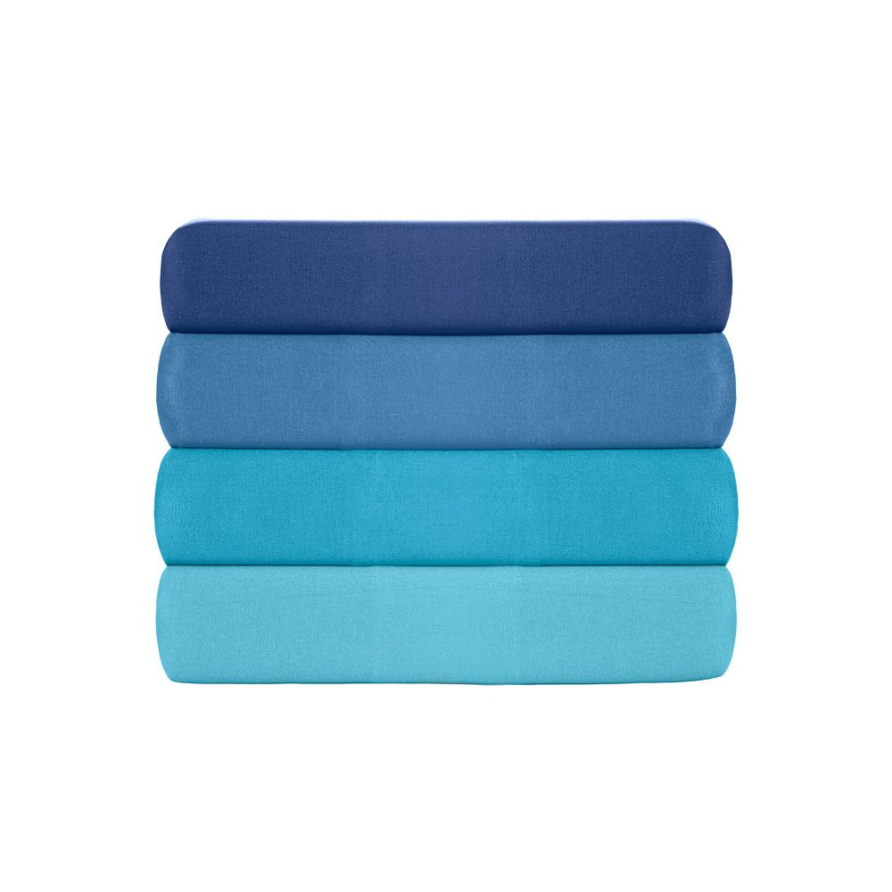 Ranforce super king fitted sheet (FR) (IT) (ES) (DE) Tonne Bleue - 75, colour: dark blue slika 4