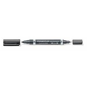 Staedtler Lumocolor duo 348 348-9 trajni marker crna vodootporno: da