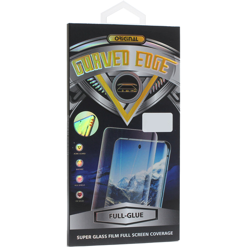 Tempered glass full glue 0.15mm za Huawei P50 Pro zakrivljeni crni slika 1