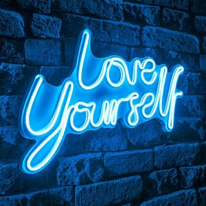 Wallity Dekorativna plastična led rasvjeta Love Yourself - plavo