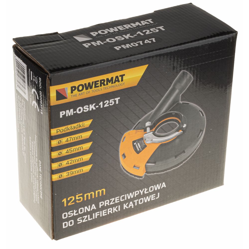 Poklopac za usisavanje prašine za brusilicu od 125 mm PM-OSK-125T slika 8