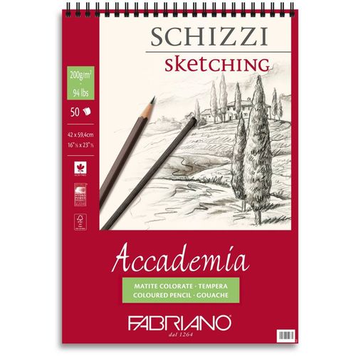 FABRIANO blok accademia a2 200g 30l 41204259 slika 2