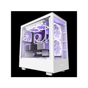 NZXT CASE H5 ELITE WHITE Mini-ITX, Micro-ATX, ATX Mid-Tower, 3x Fans