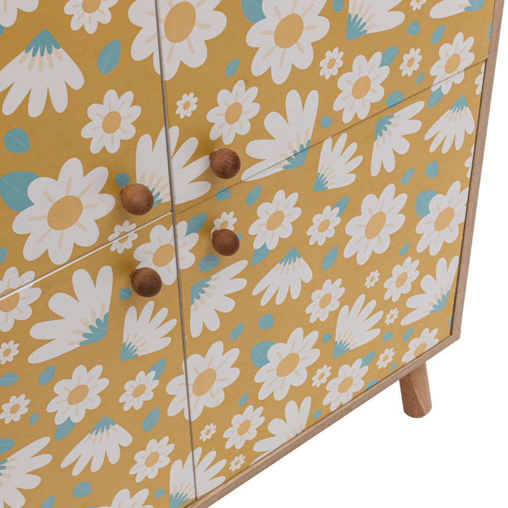 Multifunkcionalni Ormar Multilüx Posy SonomoYellowWhite slika 4