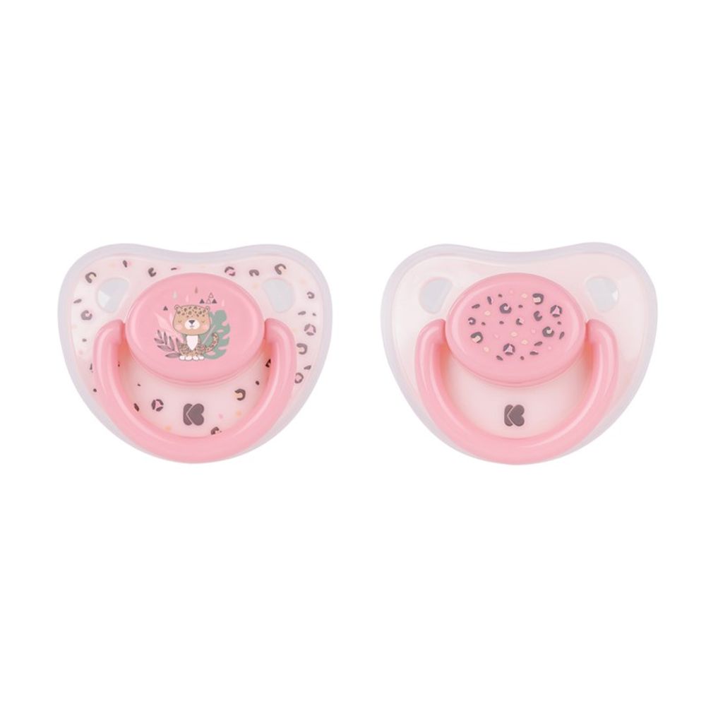 Kikka Boo Duda varalica Savanna 0-6mj - Silikon, 2kom Pink slika 1