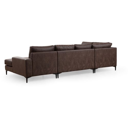 Atelier Del Sofa Kutna garnitura, Smeđa, Porto Corner (CHL-02-C-EOT) - Brown slika 7