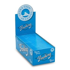 SMOKING papirići za motanje kratki Plavi / Cijela kutija 50 komada