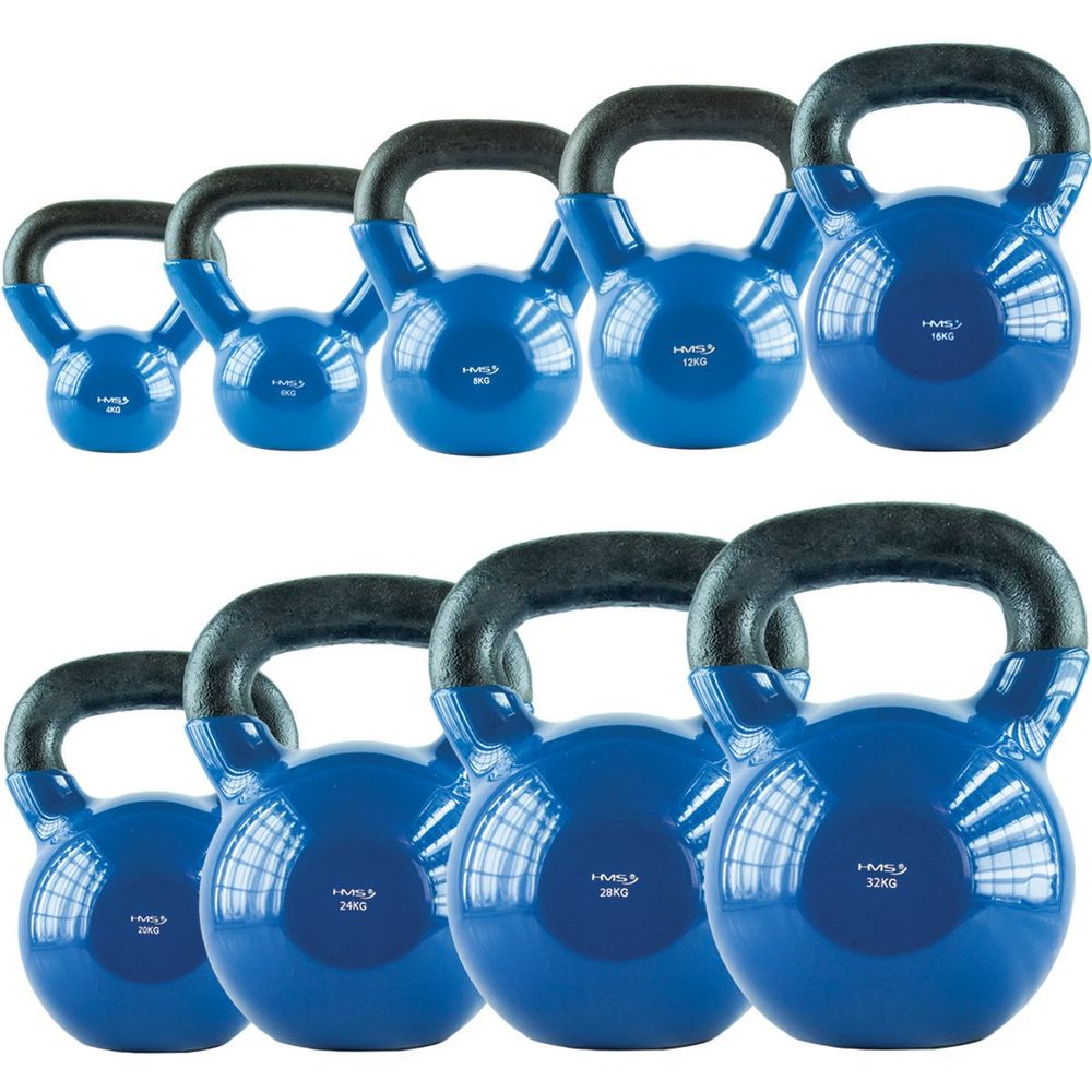 Knv kettlebell od lijevanog željeza 4 kg hms (plava) slika 3