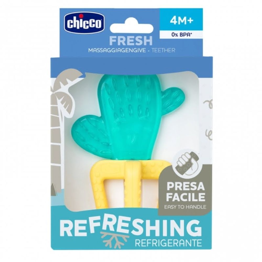 Chicco Glodalica za zube Fresh Kaktus 4m+  slika 1