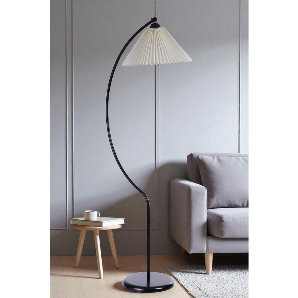 Opviq Podna lampa 548, krem, crna slika 1