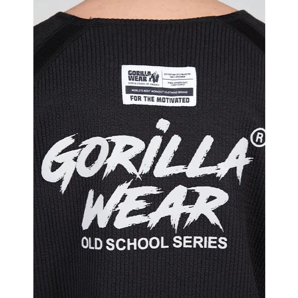Gorilla Wear AUGUSTINE Old School Majica, Crna slika 3