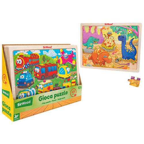 GLOBO Drvene puzzle 48 dijelova 40x30cm slika 2