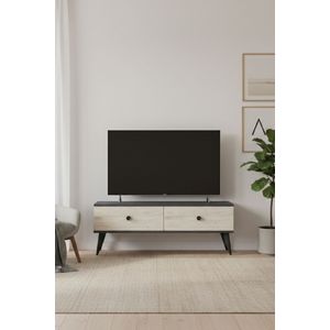 TV stalak Mona 120 - Antracit i Travertin