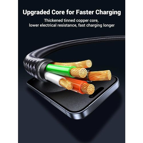 Ugreen 2in1 dual USB-C charging cable with 100W slika 6