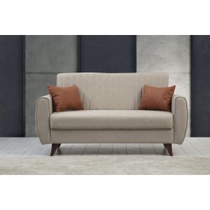 Atelier Del Sofa Alkon - Beige Beige 2-Seat Sofa-Bed