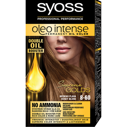 SYOSS OLEO INTENSE boja za kosu 8-60 Honey Gold slika 1