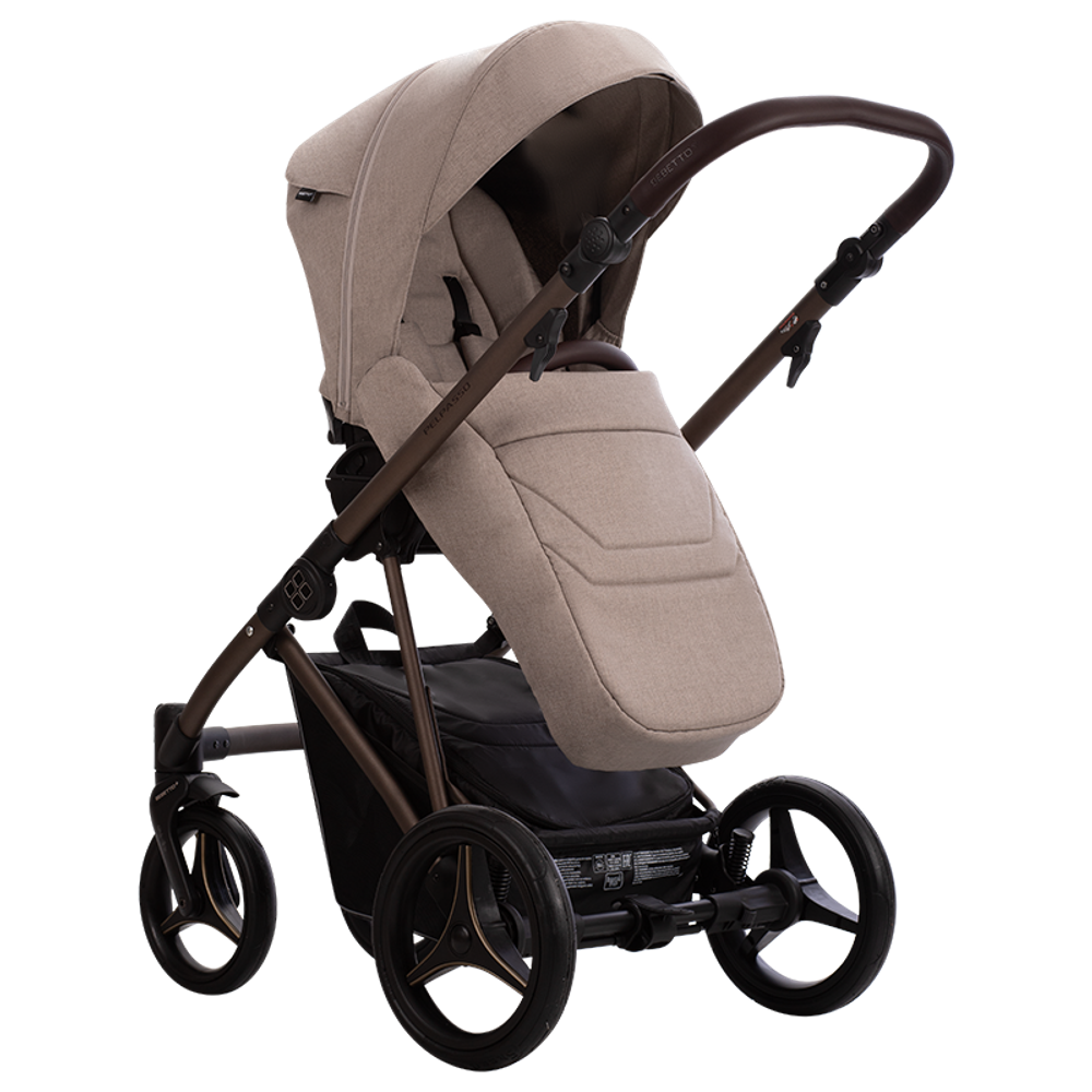 Bebetto Kolica za bebe Pelpasso - Set 3U1 01 Choco slika 5
