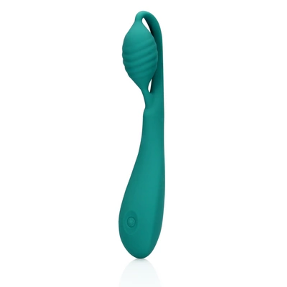 Loveline by Shots Vibrator za G-točku s kuglicama - Blue Grass slika 1