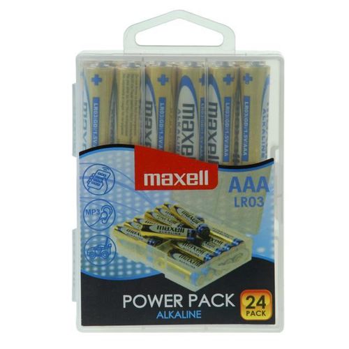 Maxell Alkalne Baterije LR-3/AAA, 24 Komada, Box slika 1