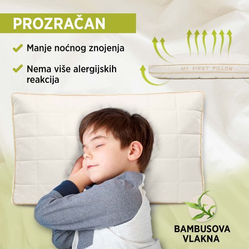 Dečiji jastuk Hitex Bamboo - My First Pillow slika 3