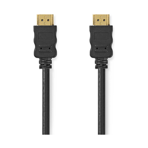 Kabel NEDIS CVGL34060BK05, HDMI (m) na HDMI (m), 4K@60Hz, ethernet, crni, 0.5m