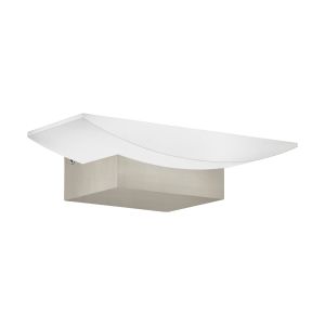 Eglo Metrass Zidna Lampa sa LED Osvjetljenjem - 5,6W, 680lm, Nikl-Mat/Bijela