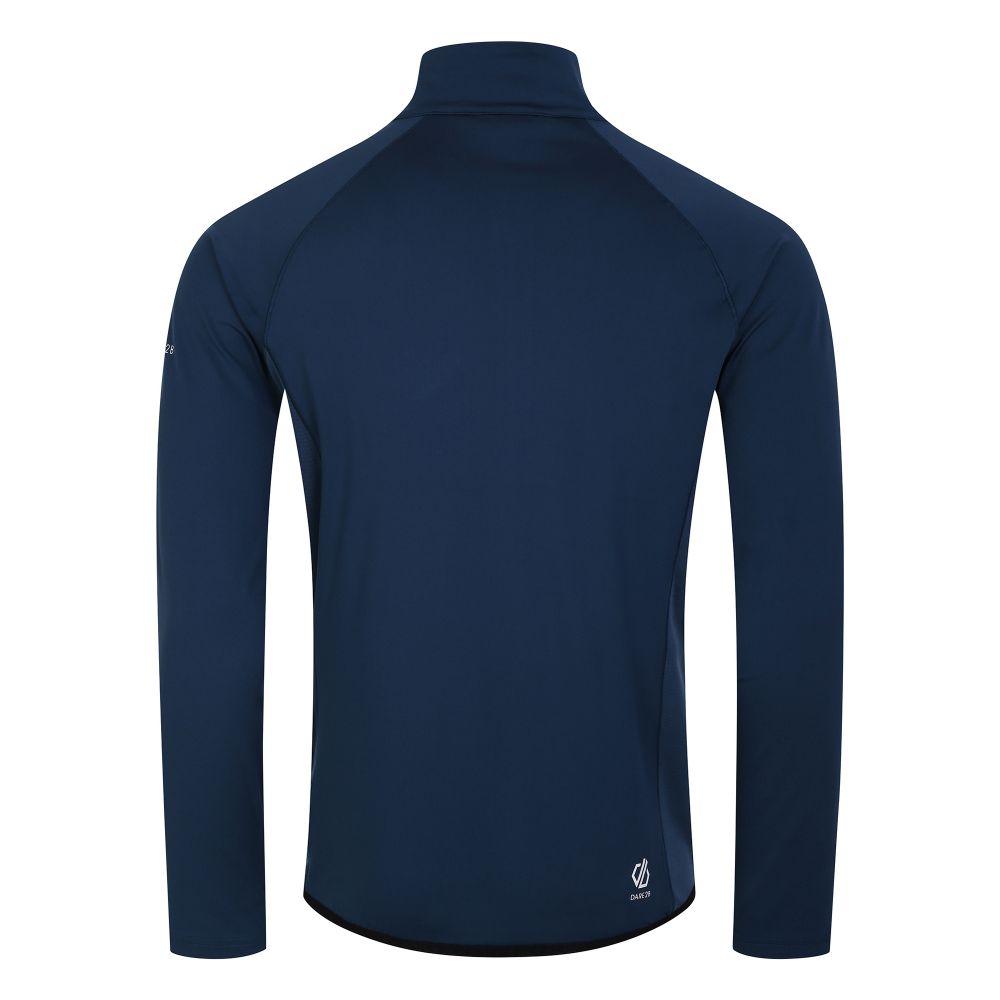 Dare2B Muški duks na kopčanje Substratum II Core Stretch, Neon/Moonlight Denim slika 3