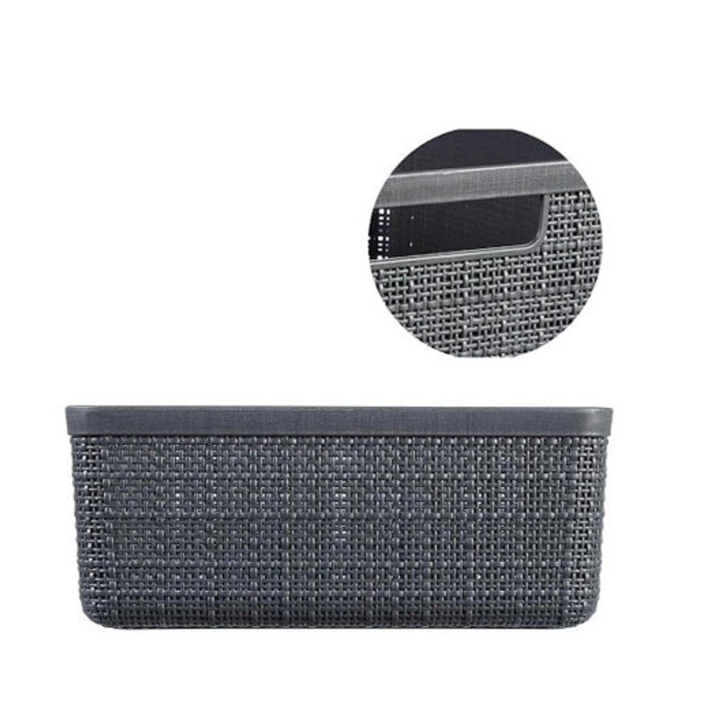 Jute Korpa za odlaganje 5L siva 273269 slika 2