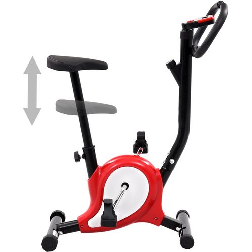 Bicikl za vježbanje s remenom za otpor crveni slika 21