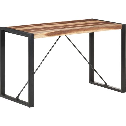 Blagovaonski stol 120 x 60 x 75 cm od masivnog drva i šišama slika 8