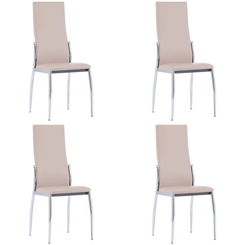 Blagovaonske stolice od umjetne kože 4 kom boja cappuccina slika 36