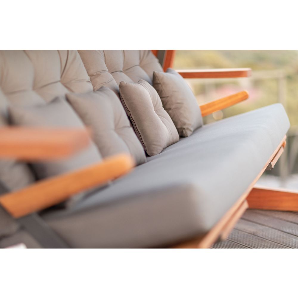 Luna Deluxe 2600 - Antracitni Trostruki Ljuljački Stolac slika 10