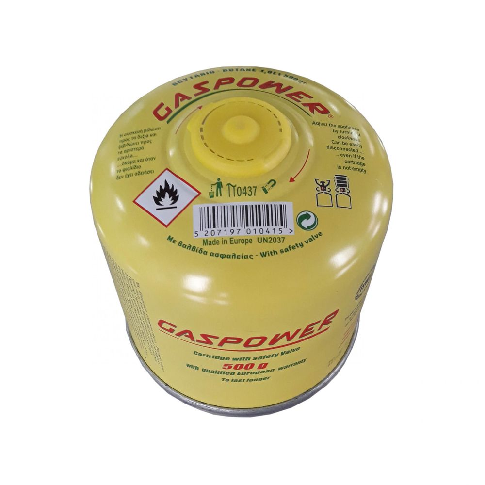 Plinska kartuša 500 gr sa navojem, GP slika 1