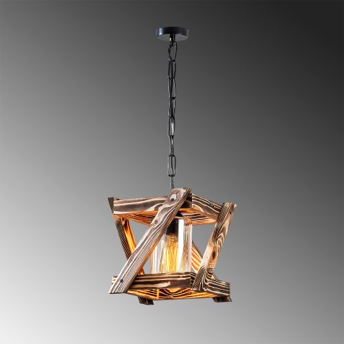 Erebos - 108-AV BlackWooden Chandelier slika 5