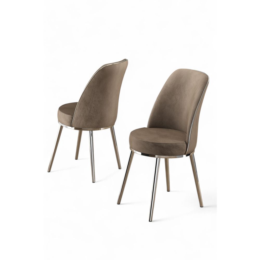Pefa - Set stolica Cappuccino, Chrome (4 komada) slika 2